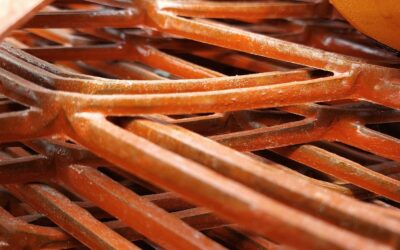 orange plastic frame in close up photography