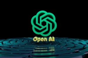 a circular maze with the words open ai on it