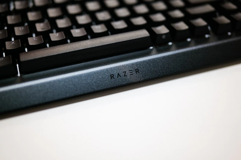A close up view of a computer keyboard
