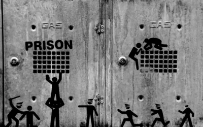 black and white wooden door