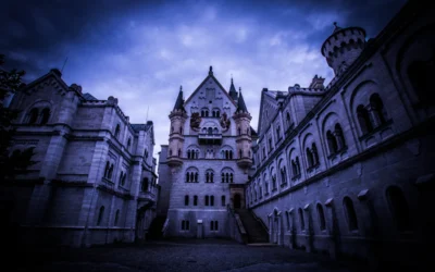 photo of grey brick building