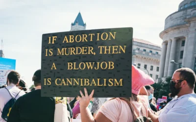 Sign from a protest