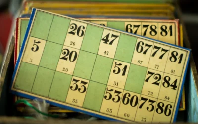 a close up of a box of numbers