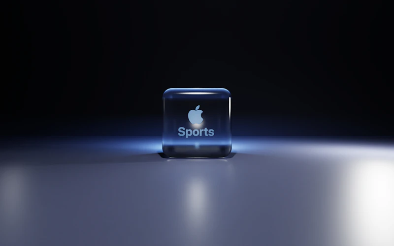 Apple watch with sports app displayed