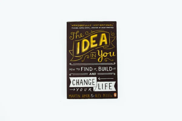 the idea is for you book on a white background