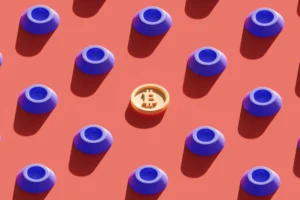 a group of blue plastic containers