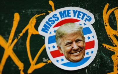 man in white and blue hat