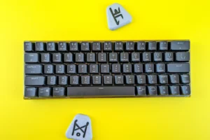 a keyboard with a keypad