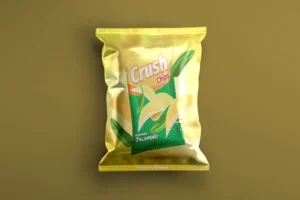 A bag of crush chips is shown.